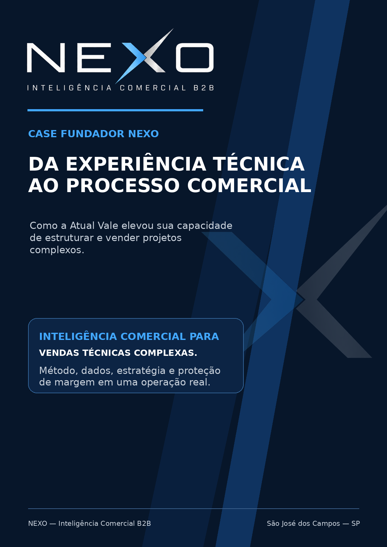 Case fundador NEXO na Atual Vale